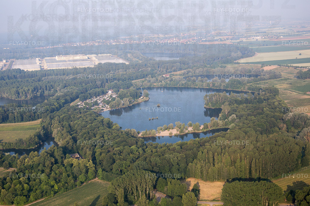 Naherholungsgebiet | Luftbild: Naherholungsgebiet in Lingenfeld im Bundesland Rheinland-Pfalz in Deutschland. Foto: IMG_080552.jpg vom 12.06.2015 durch Werner Riehm/FLY-FOTO.de - Realisiert mit Pictrs.com