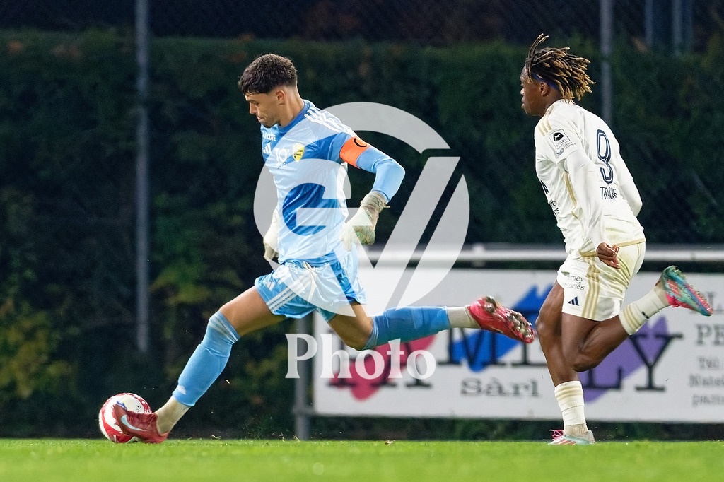 dieci Challenge League - FC Stade Nyonnais v Etoile Carouge FC |  during the dieci Challenge League match between FC Stade Nyonnais and Etoile Carouge FC at Centre sportif de Colovray in Nyon, Switzerland