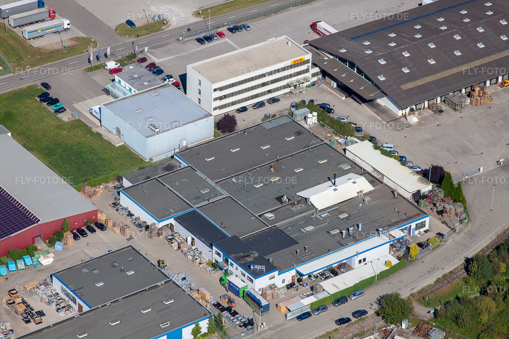 Luftbild: König Automotive in Appenweier im Bundesland Baden-Württemberg in Deutschland. Foto: IMG_20732.jpg vom 31.08.2009 durch Werner Riehm/FLY-FOTO.de