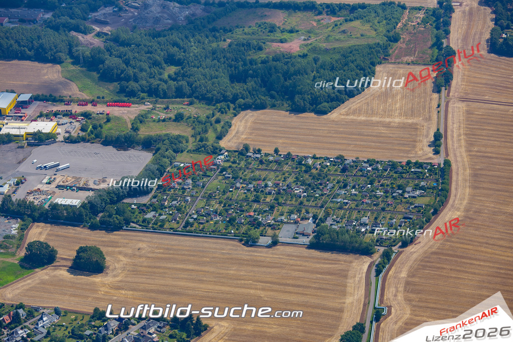 aktuelles Luftbild von Siegmar Chemnitz - Luftaufnahme wurde 2018 von https://frankenair.de mittels Flugzeug (keine Drohne) erstellt.