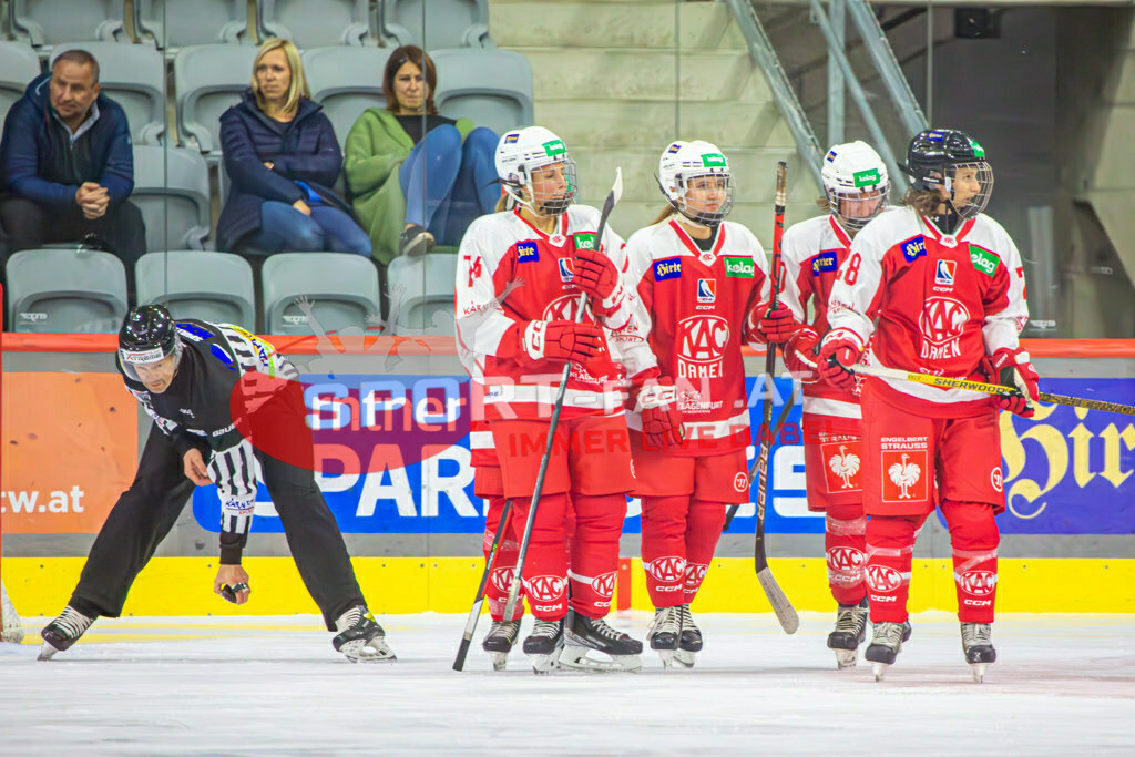 Eishockey DEBL 2023/24 | Eishockey DEBL 2023/24, KAC Frauen - Villach Lady Hawks am 27.09.2023 in Klagenfurt (Heidi Horten Arena), Austria, (Photo by Ernst Krawagner sport-fan.at) - Realisiert mit Pictrs.com