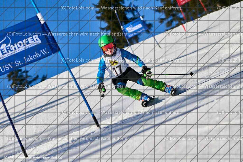 ALP7158_JOGLLAND-CUP-RTL_St-Jakob-Walde_Jaekl Valentin Stefan | (C)FotoLois.com, Alois Spandl. Raiffeisen-Liebmarkt Sport 2000 Autohaus Felber-Fischer Jogllandcup, Skibezirk 7 - Joglland, Sa 20. Januar 2024.