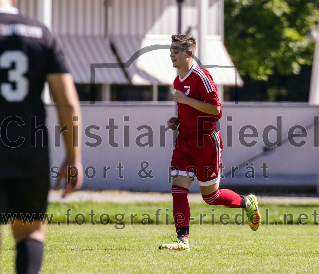 2023-09-02_012_SG_Markt_Schwaben_II_gegen_SV_Internationale_Taufkirchen_II | Markt Schwaben, Deutschland, 02.09.2023:
Fußball, C-Klasse 2023 / 2024, 3. Spieltag, (SG) Markt Schwaben II gegen SV Internationale Taufkirchen II, Endergebnis: 6:2

Jubel nach dem 1:0 durch Deniz Sacin (SG Markt Schwaben, #6)

Foto: Christian Riedel / fotografie-riedel.net