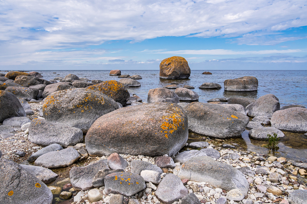Steine an der Ostseeküste auf der Insel Öland in Schweden | Steine an der Ostseeküste auf der Insel Öland in Schweden.