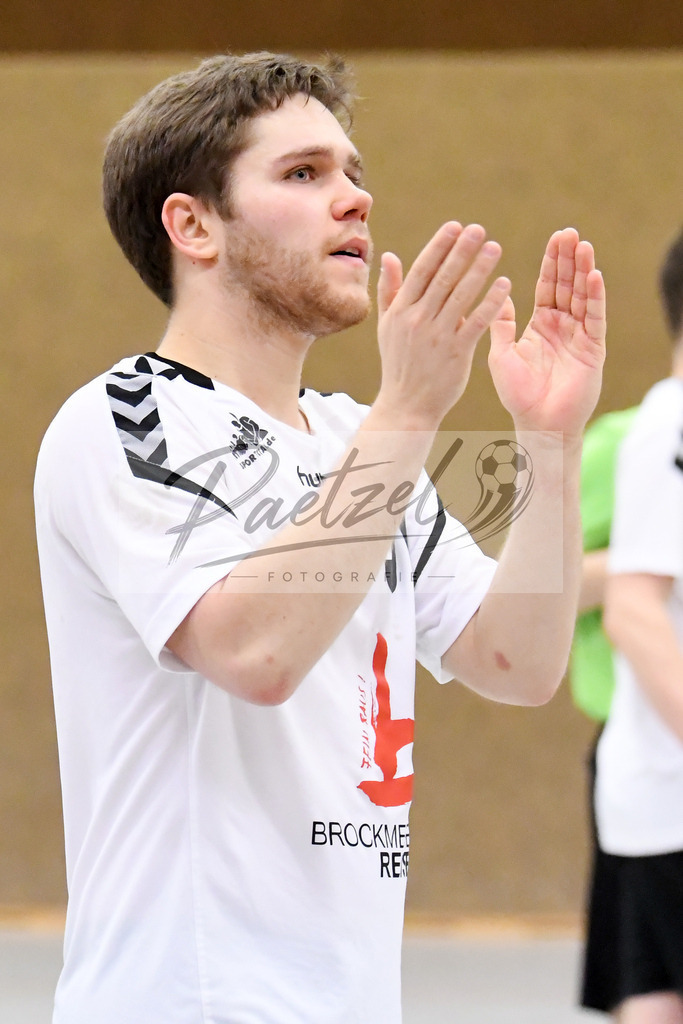 20200125_TEURWD_0077 | Handball, Herren:   beim Spiel der Landesklasse Süd zwischen SG Teuto Handball vs. RW Damme am 25.01.2020 in der Sporthalle-Gellenbeck in Hagen a.T.W., Deutschland.(Foto von Nico Paetzel) - Realisiert mit Pictrs.com