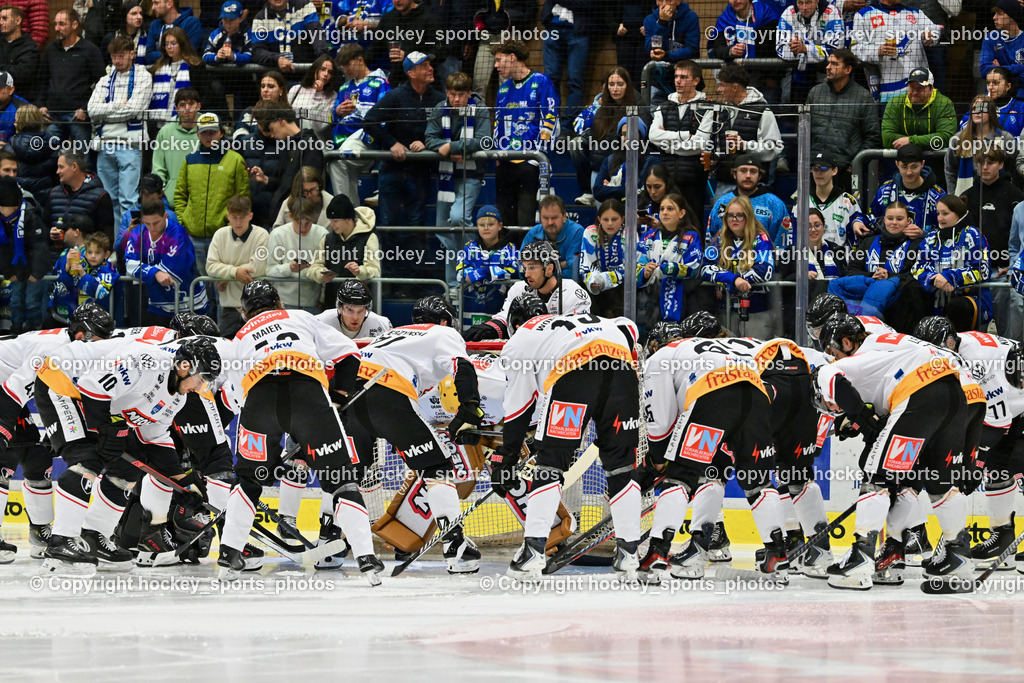 EC IDM Wärmepumpen VSV vs. Pioneers Vorarlberg | Pioneers Vorarlberg Mannschaft, EC IDM Wärmepumpen VSV vs. Pioneers Vorarlberg, EC IDM WÄRMEPUMPEN VSV vs. Pioneers Vorarlberg am 03.10.2025 in Villach (Stadthalle Villach), Austria, (Photo by Bernd Stefan)