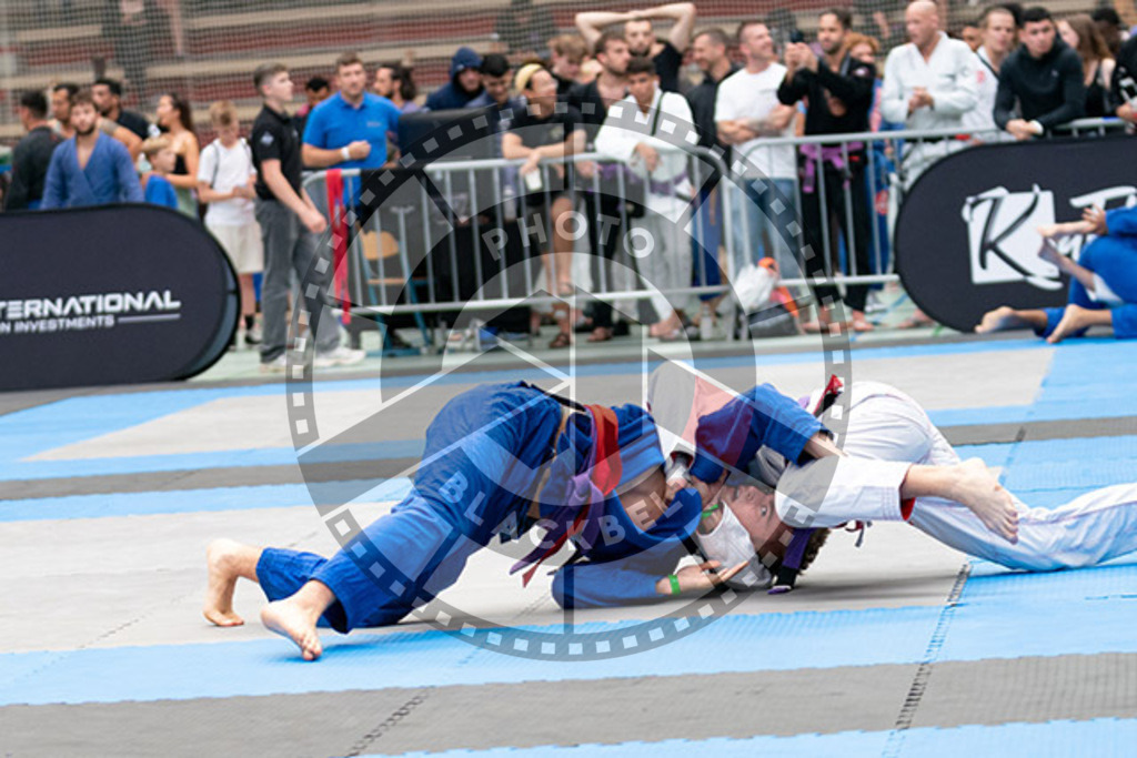 20230826PBB52579 | Fighters compete during the AJP INTLPRO BJJ and grappling competition in Hamburg, Germany, on August 26 2023.
