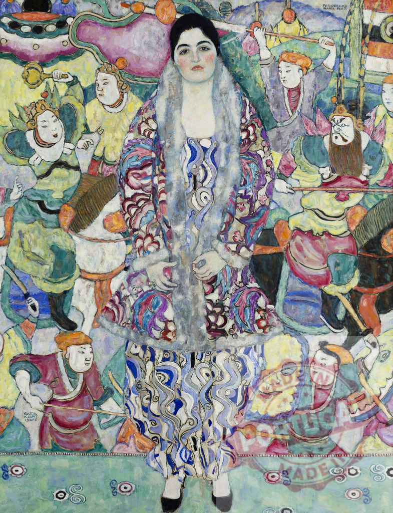 Gustav Klimt's Portrait of Friederike Maria Beer (1916) famous painting. Original from Wikimedia Commons. Digitally enhanced by rawpixel. | Gustav Klimt's Portrait of Friederike Maria Beer (1916) famous painting. Original from Wikimedia Commons. Digitally enhanced by rawpixel. - Realisiert mit Pictrs.com