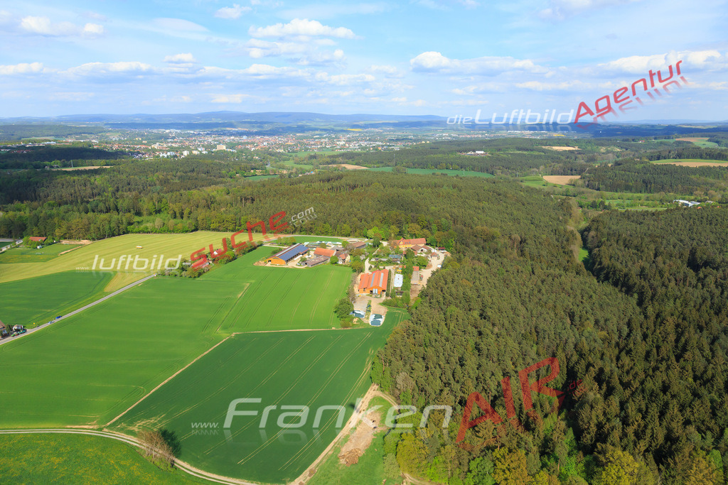 Luftbild von  Eckersdorf - Luftaufnahme wurde 2015 von https://frankenair.de mittels Flugzeug (keine Drohne) erstellt - die Geschenkidee