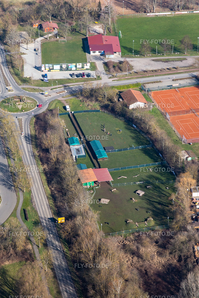 Tennis- und Hundesportverein | Luftbild: Tennis- und Hundesportverein in Rohrbach im Bundesland Rheinland-Pfalz in Deutschland. Foto: IMG_125800.jpg vom 02.03.2021 durch ©2025 Werner Riehm fly-foto.de/copyright - Realisiert mit Pictrs.com