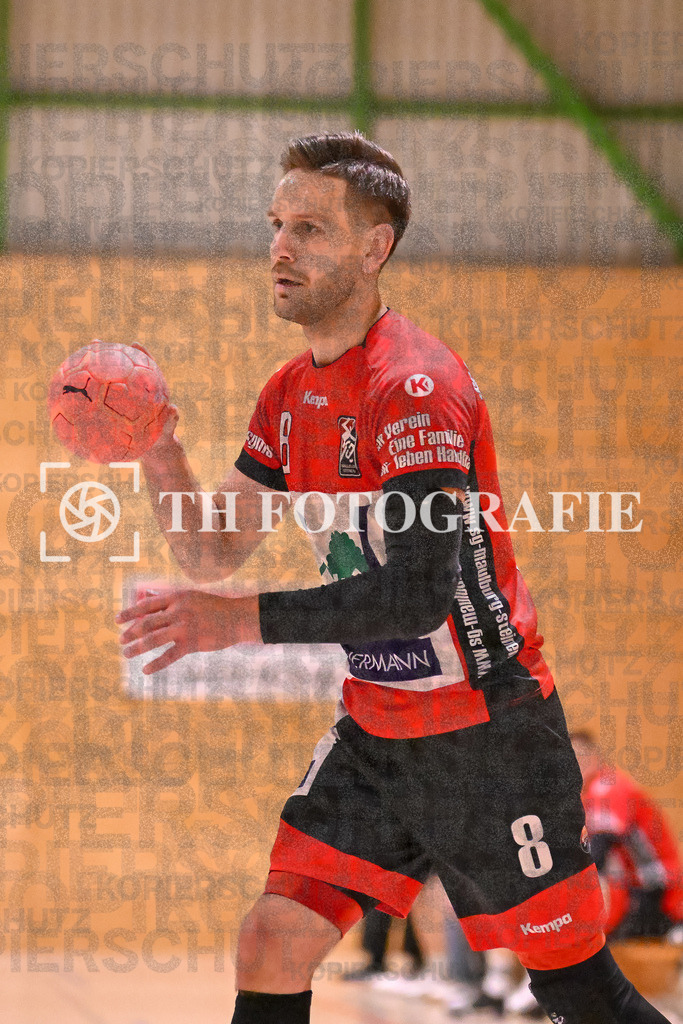 GER, SG Maulburg/Steinen - HSG Dreiland, Handball, Landesliga Suedbaden, 4. Spieltag, Saison 2024/2025, 12.10.2024 | Jakob Tiedtke (SG Maulburg/Steinen, #08)GER, SG Maulburg/Steinen - HSG Dreiland, Handball, Landesliga Suedbaden, 4. Spieltag, Saison 2024/2025, 12.10.2024Foto: TH Fotografie/Thomas Hess