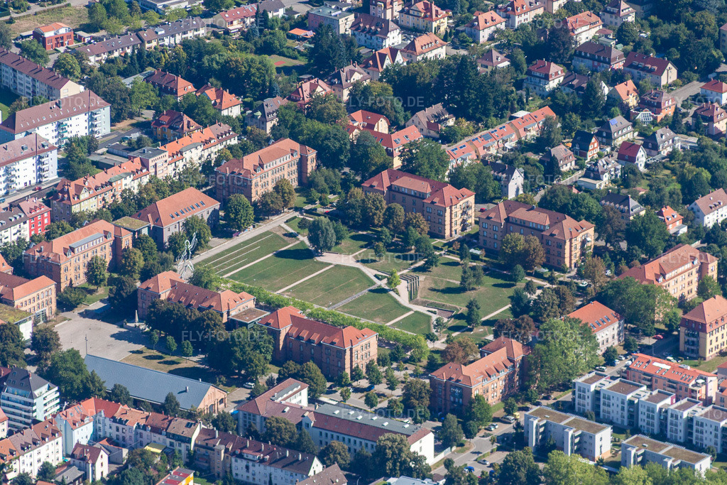 Luftbild: Offenburg von Südosten in Offenburg im Bundesland Baden-Württemberg in Deutschland. Foto: IMG_20825.jpg vom 31.08.2009 durch Werner Riehm/FLY-FOTO.de