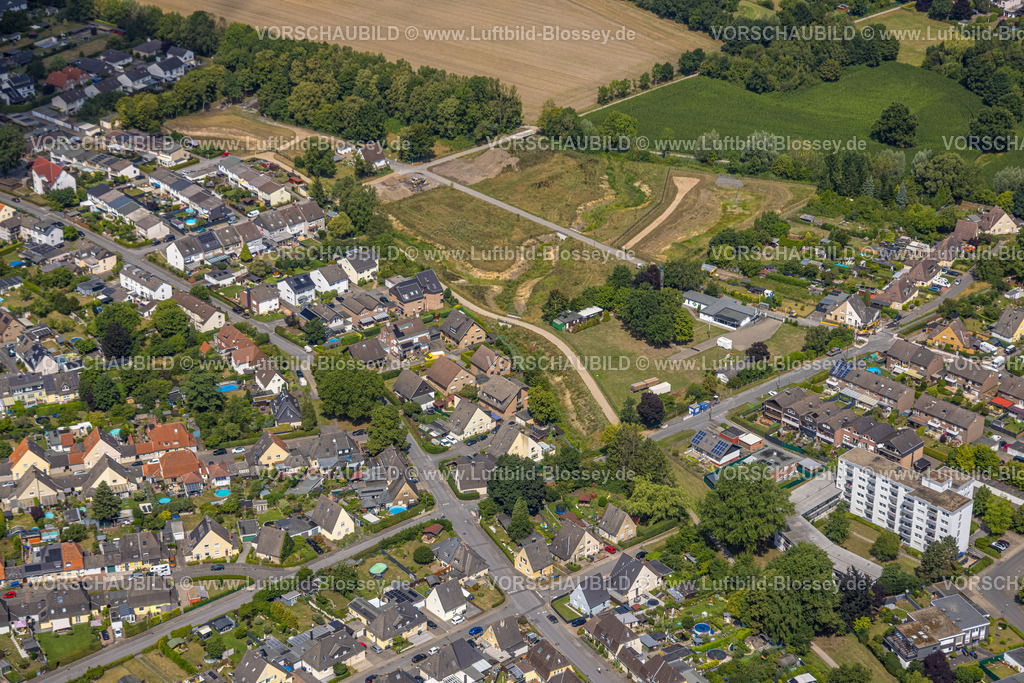 Hamm250702193Uentrop | Luftbild, Bauarbeiten Lippeverband, Renaturierung Erlenbach zwischen Mennenkamp und Geithe, Baufläche Mennenkamp, Uentrop, Hamm, Ruhrgebiet, Nordrhein-Westfalen, Deutschland