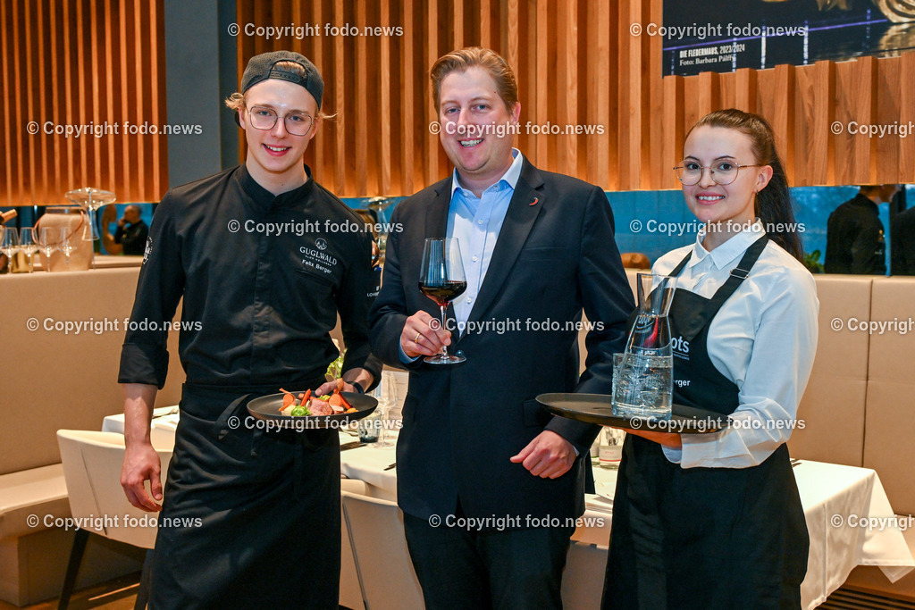 Gastronomie Hotspots_ Das Anton_ 26.02.2024-8 | 26.02.2024, Das Anton Linz, AUT, Gastronomie Hotspots, Culinary Art Festival im Bild Felix Berger (17), Michael Nell, Natascha Buchberger (19)
