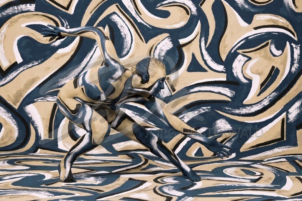 Bodypainting-BLAUGELB_0939b1 | #007 | Modell: Anastasia | Foto: Tschiponnique Skupin - Realisiert mit Pictrs.com