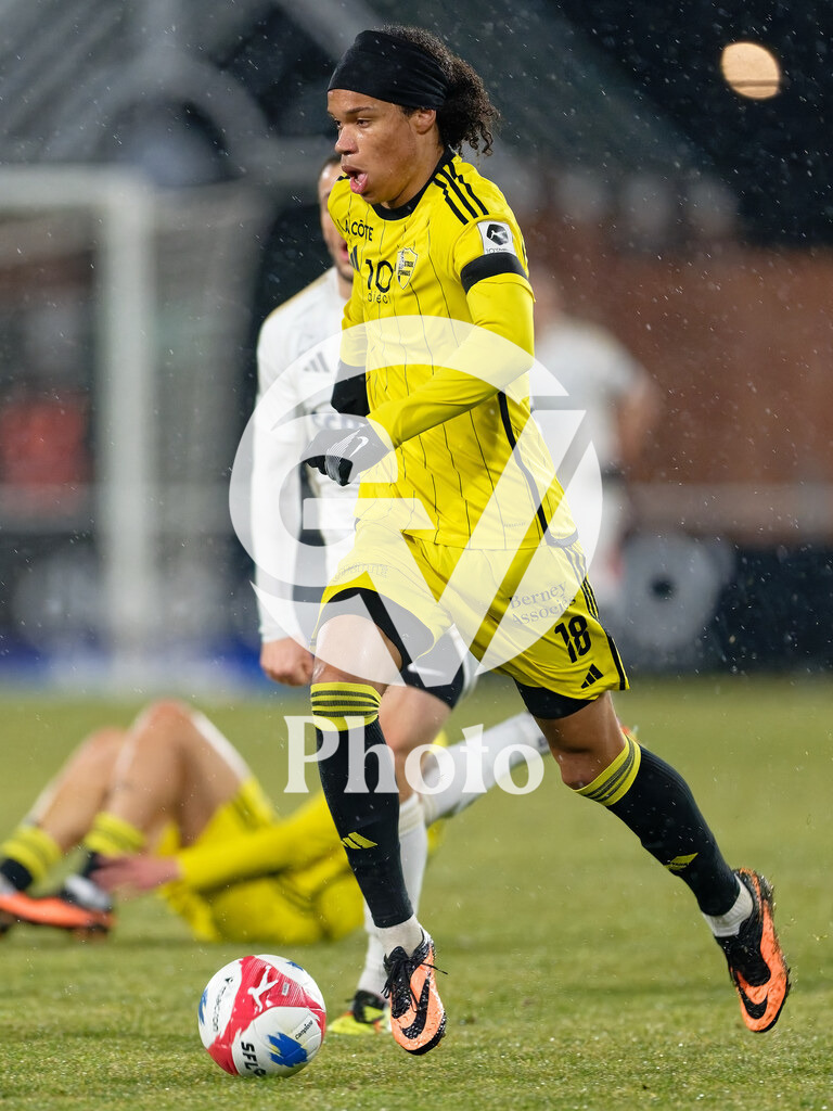 dieci Challenge League - FC Stade Nyonnais v Etoile Carouge FC |  during the dieci Challenge League match between FC Stade Nyonnais and Etoile Carouge FC at Centre sportif de Colovray in Nyon, Switzerland