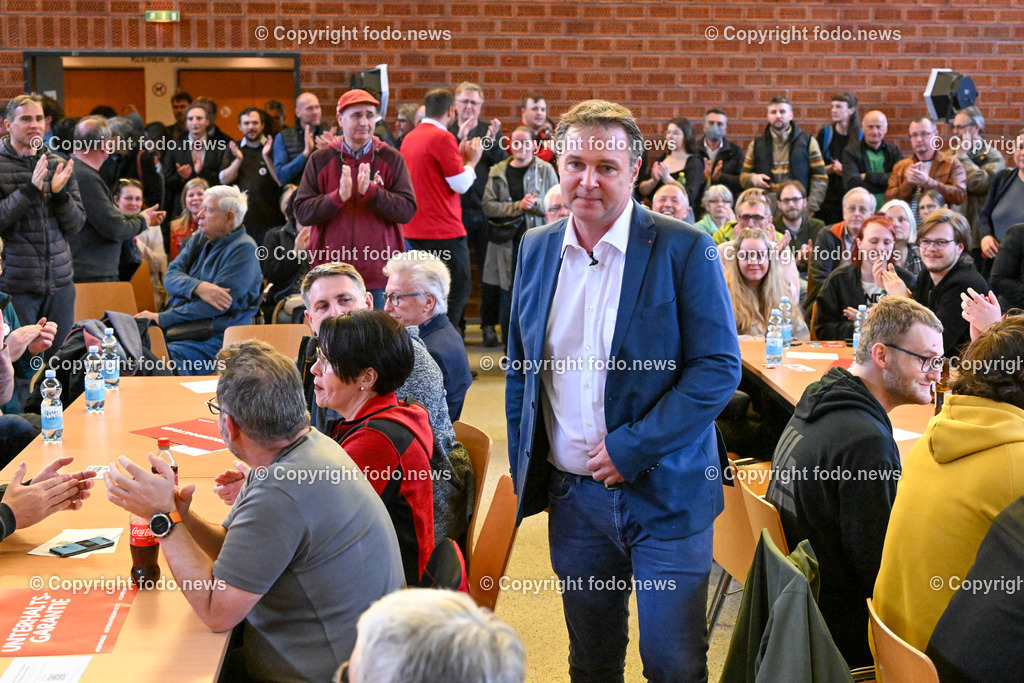 Andi Babler in Linz_ 20.04.2023-11 | 20.04.2023, Linz, AUT, Andi Babler in Linz, im Bild Andi Babler (SP, Bgm. Traiskirchen, Noe)