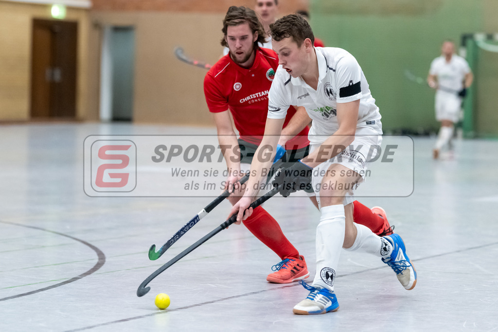 SFE_20230115_0152 | 1. Bundesliga Hockey Herren Schwarz-Weiss Neuss - Crefelder HTC am 15.01.2023 in  (Sporthalle Jahnerstrasse), Photo: Stephan Fehrmann 2022 (Sports-Gallery),Kossol Timo ( Crefelder HTC #3 )