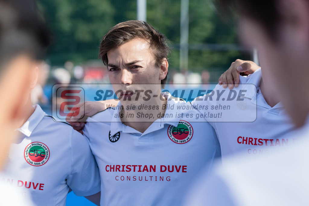 HK_20231001_104865 | 1.Bundesliga Herren Crefelder HTC - Harvestehuder THC am 1.10.2023 CHTC, Krefeld , Acosta Nicolas ( Crefelder HTC #25 )