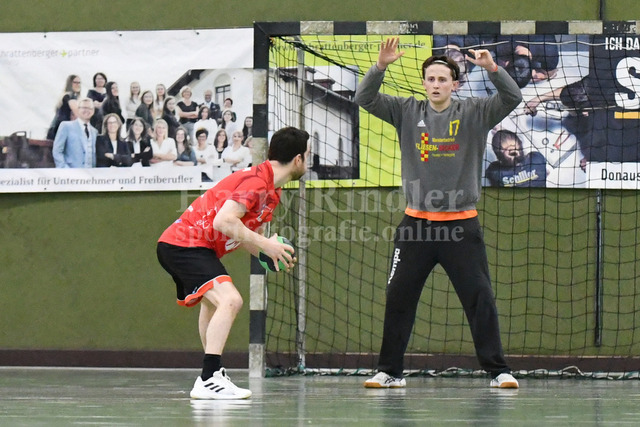 SSG Metten :  SG Moosburg   | Max Bürger (Tormann SSG Metten #17) - Realisiert mit Pictrs.com