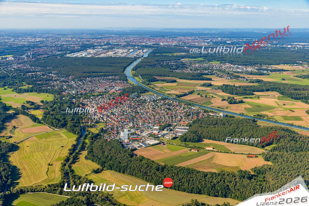 Luftaufnahme  Katzwang  Nürnberg Das Luftbild wurde 2025 vom UL-Flugzeug heraus erstellt ( keine Drohne ) - Hochauflösende Luftaufnahme -Nicht vergleichbar mit Google Maps oder Satelittenbilder- Die Geschenkidee !Mit Lizenz und Bildrechte bestellbar