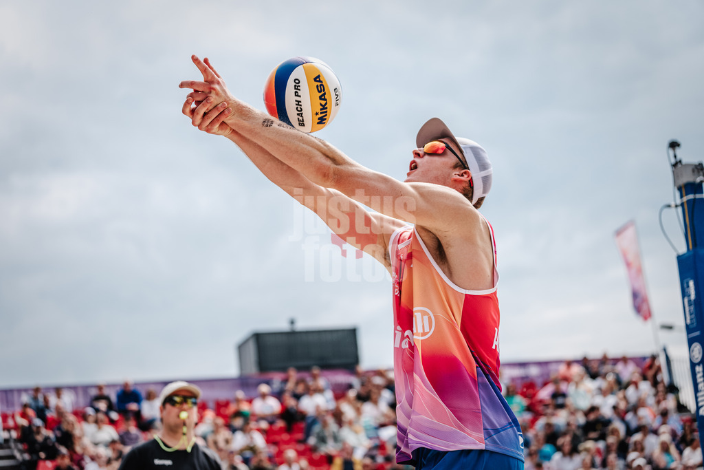 Beachvolleyball | Männer | German Beach Tour 2024 | Tourstop Düsseldorf | 18.05.2024 | Philipp Huster