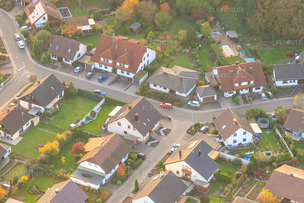 Luftbild: Südring x Pfarrer-Löser-Straße in Rülzheim im Bundesland Rheinland-Pfalz in Deutschland. Foto: IMG_60329.jpg vom 22.10.2013 durch Werner Riehm/FLY-FOTO.de