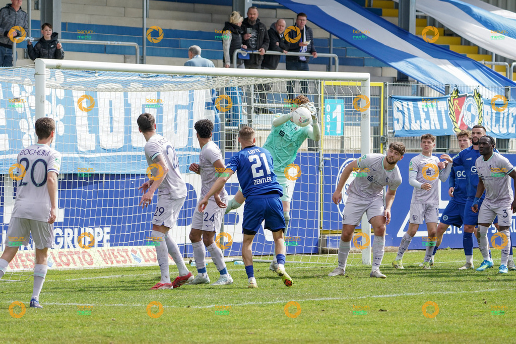 VfL Sportsfreunde Lotte vs. VfL Bochum II U23 - Regionalliga West - 28. Spieltag 2026 | Hugo Rölleke, 1 - Realisiert mit Pictrs.com