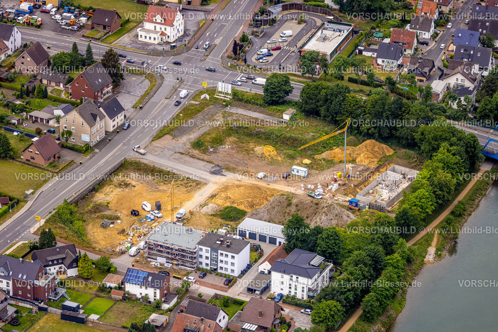 Haltern220602506 | Luftbild, Baustelle Katharinenhöfe, Kapellenweg, Bossendorf, Haltern am See, Ruhrgebiet, Nordrhein-Westfalen, Deutschland