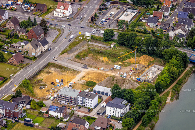 Haltern220602506 | Luftbild, Baustelle Katharinenhöfe, Kapellenweg, Bossendorf, Haltern am See, Ruhrgebiet, Nordrhein-Westfalen, Deutschland