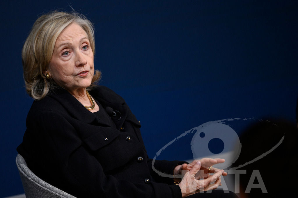 _DWI2959 | Die US-Politikerin Hillary Clinton auf der Veranstaltung Bridging Scholarship and Statecraft im Rahmen der Münchner Sicherheitskonferenz 2026. München, 13.02.2026 Bayern Deutschland  - Realisiert mit Pictrs.com