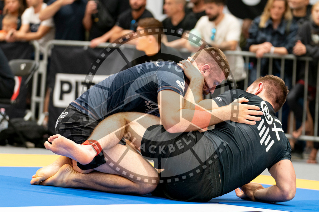 20230916PBB0978 | Fighters compete during the grappling tournement ADCC Trials (European, Middle East and African Championship) in Warsaw, Poland, on September 16, 2023.