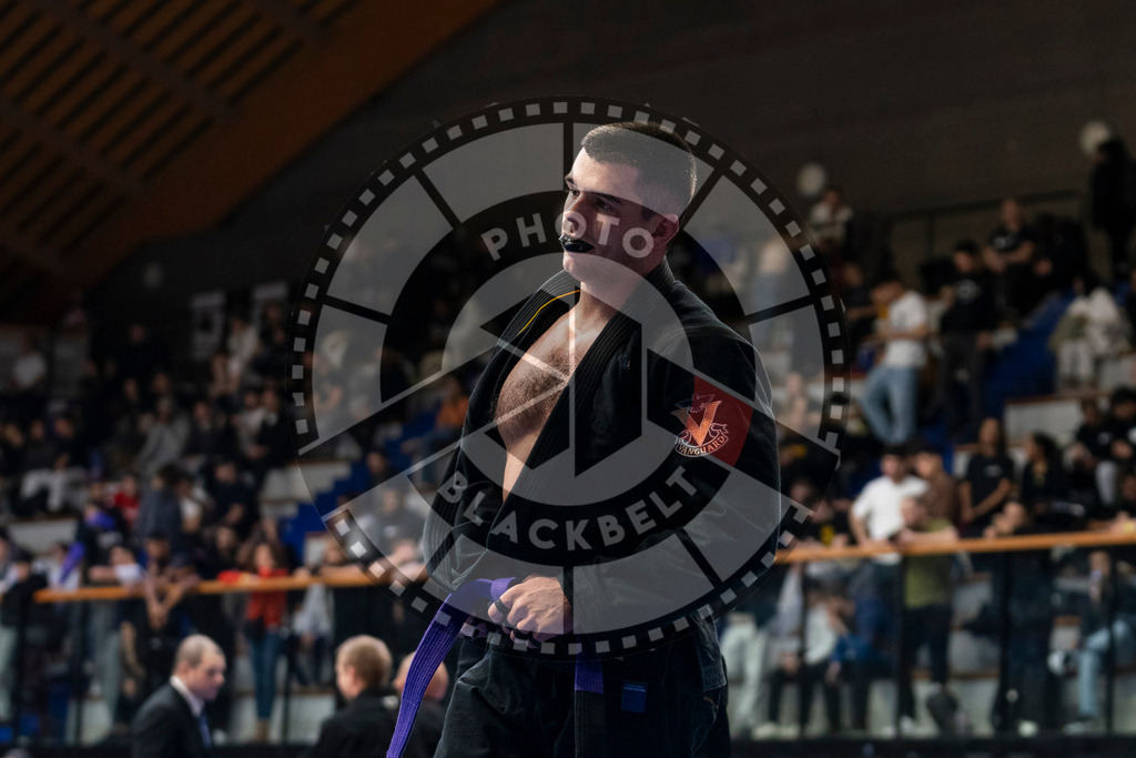 20240123PBB02376 | Fighters compete during the second day of the IBJJF European Championship in Paris, France, on January 23, 2024.