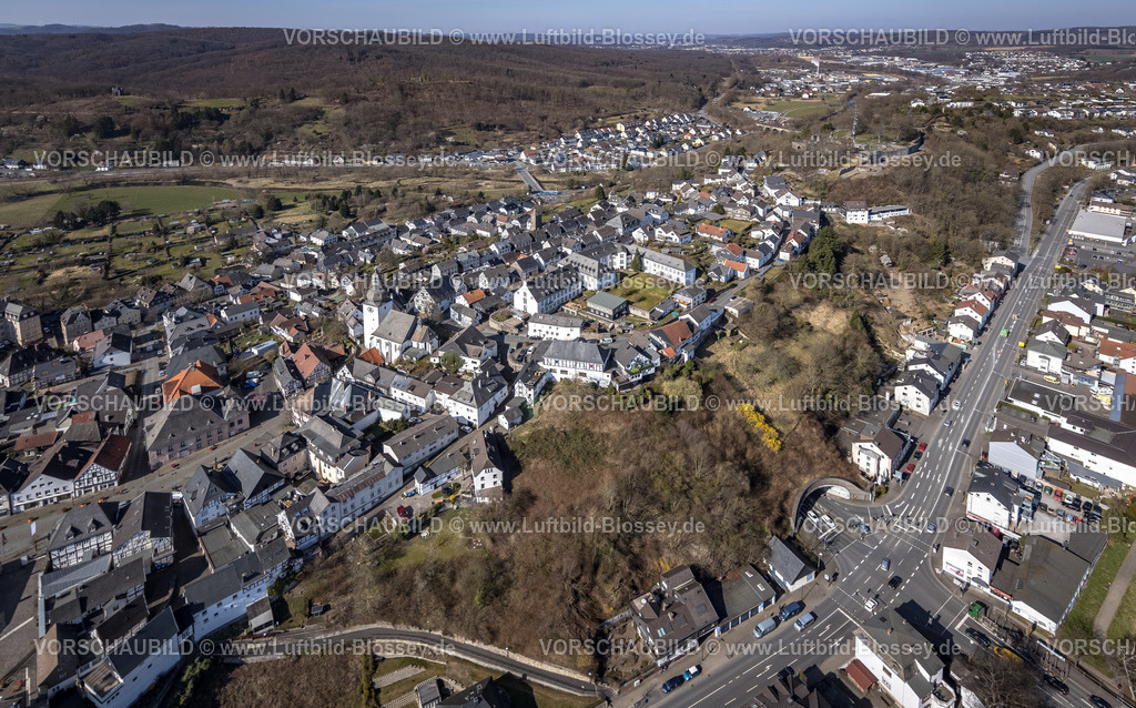 HB-Arnsberg220302156 | Luftbild, Altstadt mit Fachwerkhäusern und Stadtkapelle St. Georg, Arnsberg, Sauerland, Nordrhein-Westfalen, Deutschland