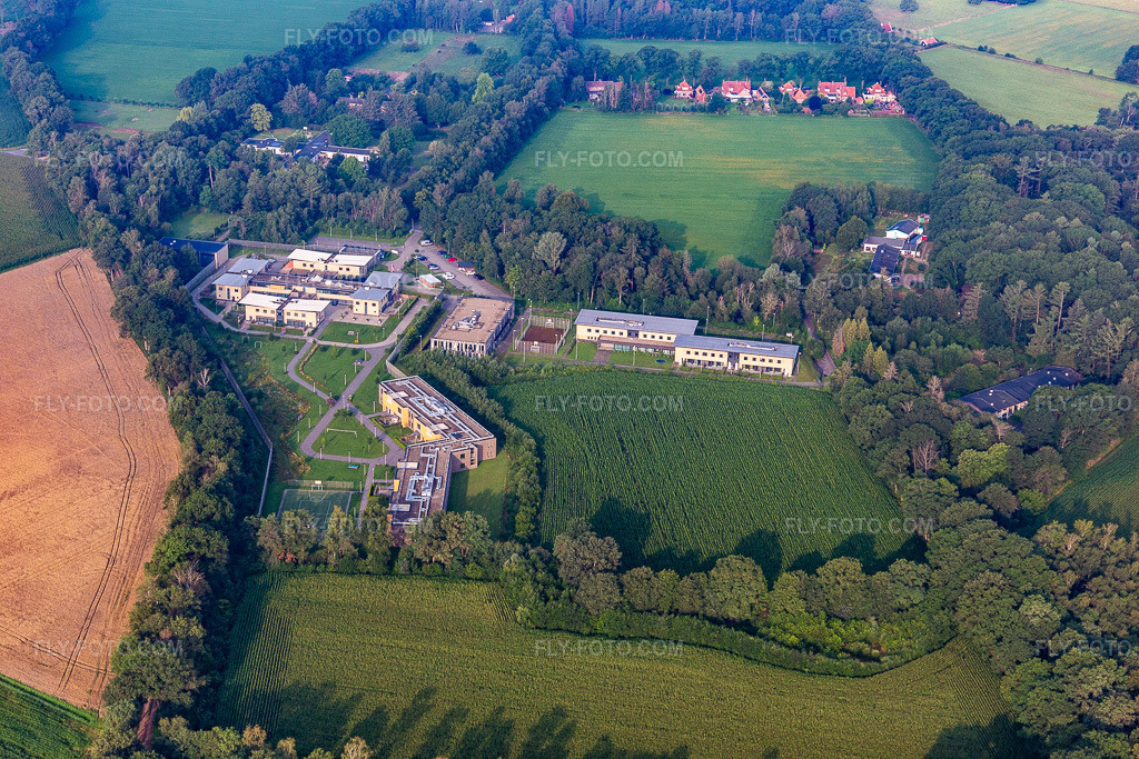 Aerial view: Panovenweg Prison in Rekken in the state Gelderland, Netherlands. – Photo: IMG_008205.jpg taken on 07/18/2020 by Werner Riehm/FLY-FOTO.com – Resolution of the original: 5472 x 3648 px