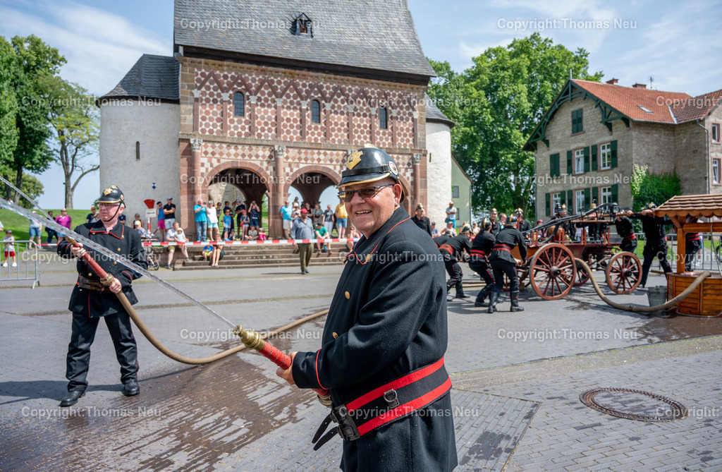 DSC_0642 | 14.06.2025,ble, Lorsch, vor der Königshalle Jugendwehr und Zeitreise durch die Geschichte der Feuerwehr, ,, Bild: Thomas Neu