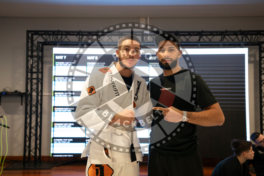 20240119PBB0644 | Fighters compete during the IBJJF European Championship in Paris, France, on January 19, 2024.