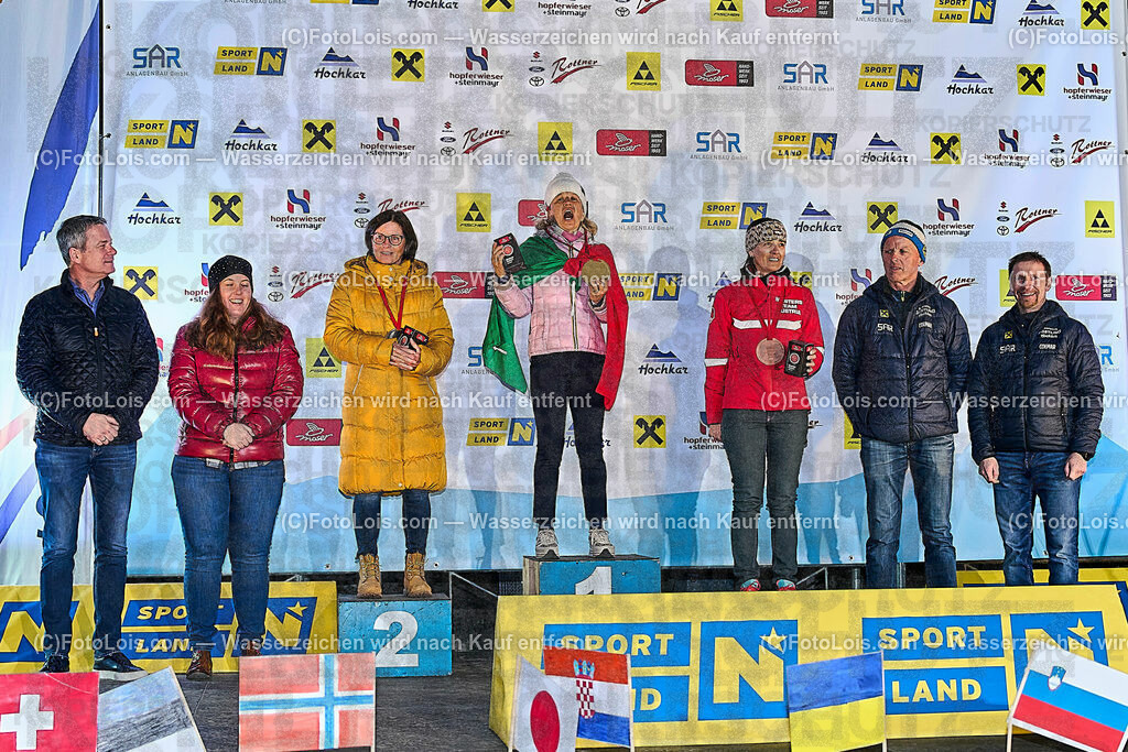 ALP4186_WCM-Slalom_Kat-C_Siegerehrung | (C)FotoLois.com, Alois Spandl, World Criterium Masters Ski Alpin 2023 Hochkar, Slalom C, GS-B, SuperGiant A, Di 21. März 2023.