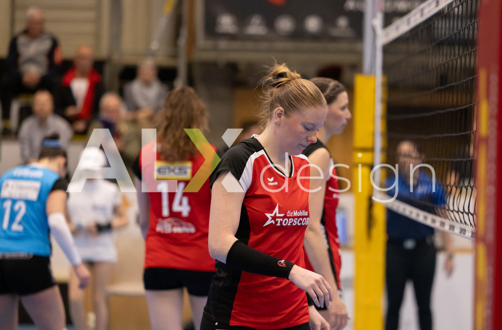 Volleyball I Frauen I Saison 2025-2026 I Volleyball NLA | Women I 1/2 Finals I  VC Kanti Schaffhausen - Sm'Aesch Pfeffingen I 07.03.2026 | 9 Jordan Lockwood (USA) (VC Kanti Schaffhausen) – Diagonal - Realisiert mit Pictrs.com