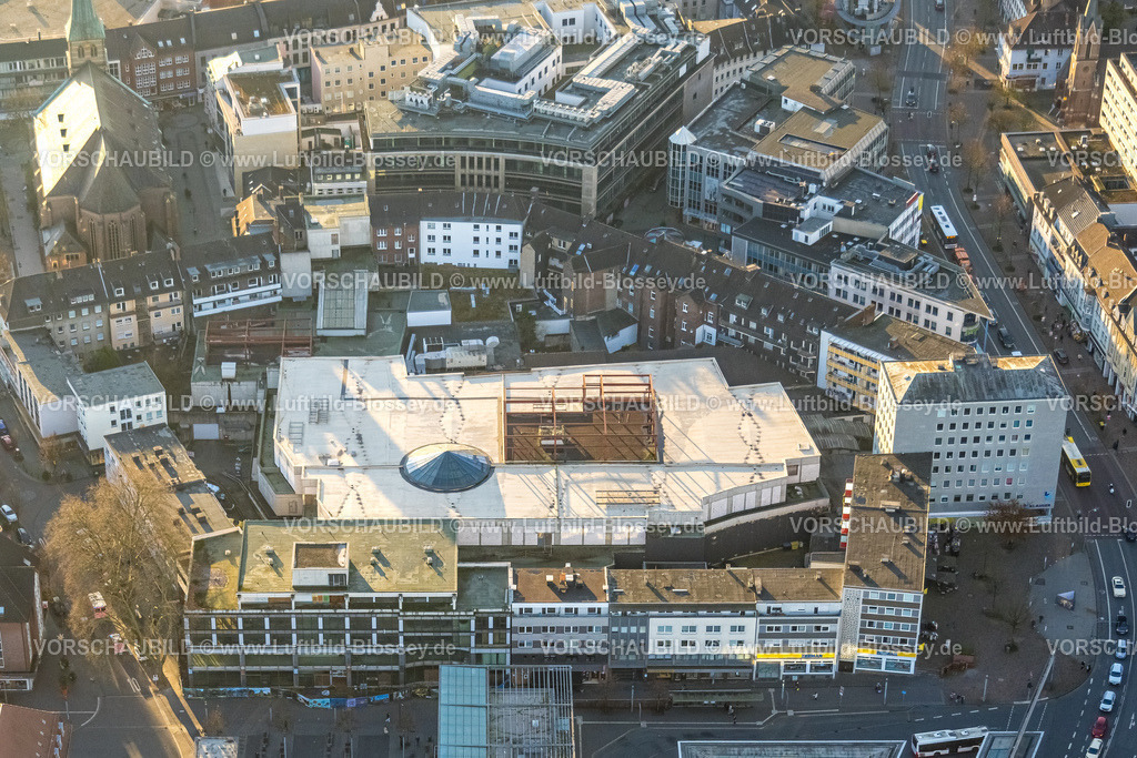 Bottrop251204389-2 | Luftbild, Umbau Einkaufszentrum Hansa-Center, Altstadt, Bottrop, Ruhrgebiet, Nordrhein-Westfalen, Deutschland