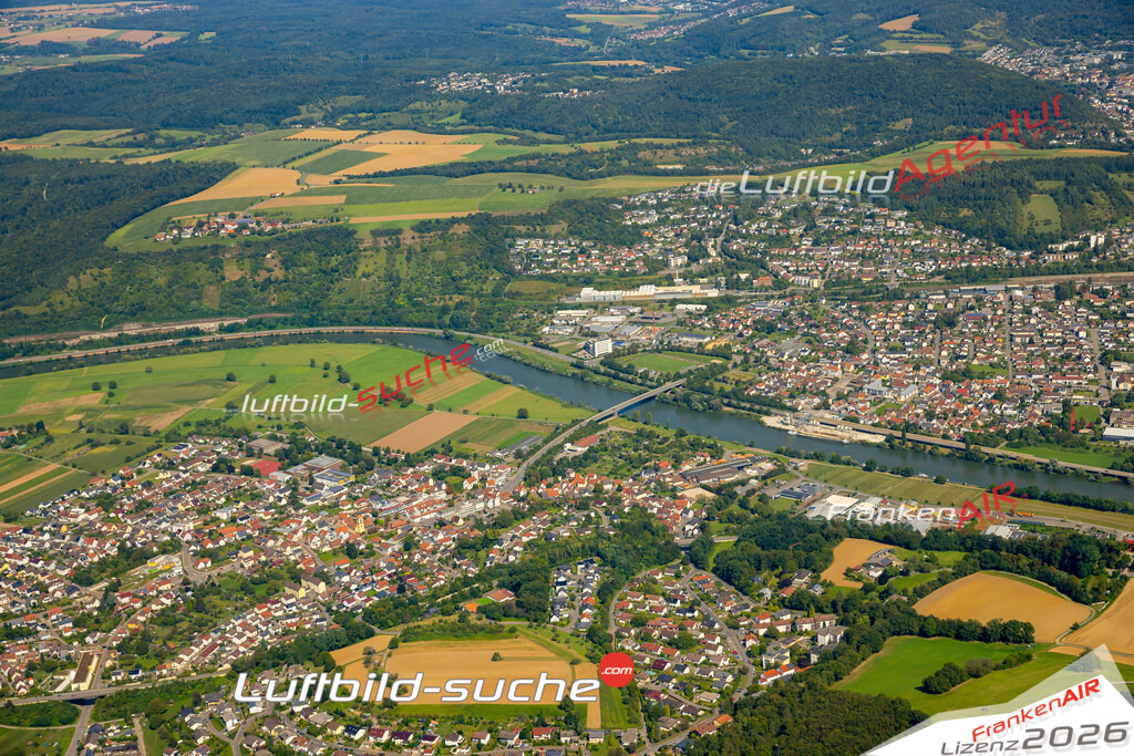 Das Luftbild zeigt :  Obrigheim - Die Luftaufnahme wurde 2024 vom UL-Flugzeug aus erstellt ( keine Drohne ) - Hochauflösende Luftaufnahme - Für grossformatige Ausdrucke geeignet. Die Geschenkidee !Mit Lizenz und Bildrechte bestellbar
