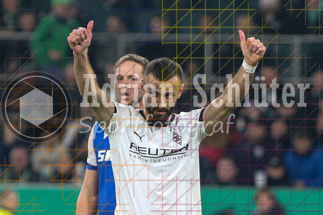 Borussia Mönchengladbach vs Karlsruher SC - DFB-Pokal 2. Runde | Mönchengladbach, Deutschland, 28.10.25:   Franck Honorat (Borussia Mönchengladbach) gestikuliert, Gestik waehrend des Spiels der DFB-Pokal 2. Runde zwischen Borussia Mönchengladbach vs Karlsruher SC im Stadion im Borussia Park(Foto von Brauer-Fotoagentur / Adrian Schlueter)