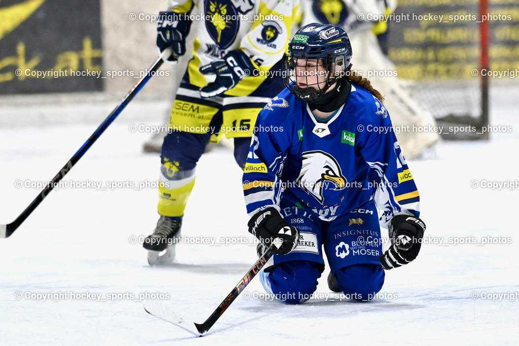 Wildcats Paternion vs. Lady Hawks  | #22 Domenig Esma LADY HAWKS, Wildcats Paternion vs. Lady Hawks , Wildcats Paternion vs. Lady Hawks  am 27.01.2025 in Spittal an der Drau (Eissportzentrum Spittal), Austria, (Photo by Bernd Stefan)