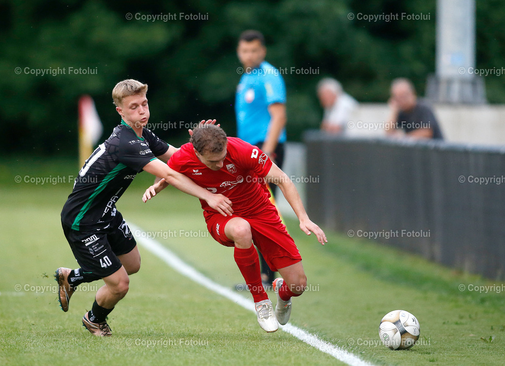 A_LUI_060625_36 | SPORT FUSSBALL REGIONALLIGA MITTE ASKOE OEDT-GLEISDORF 09 06.06.2025 IM BILD: JONAS ROSSDORFER  (OEDT) UND JOHANN LIEBER (GLEISDORF) FOTOLUI