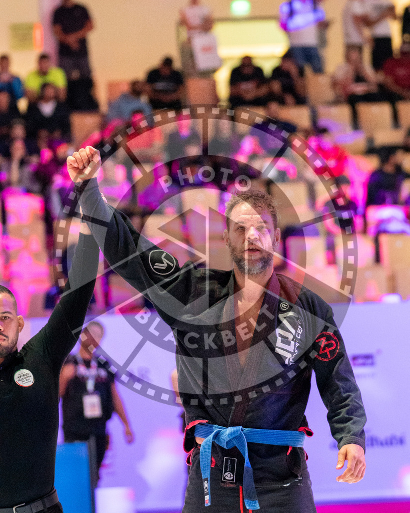20231106PBB2580 | Fighters compete during the AJP World Master Championship in the Mubadala Arena in Abu Dhabi, Arab United Emirates, on November 6, 2023.