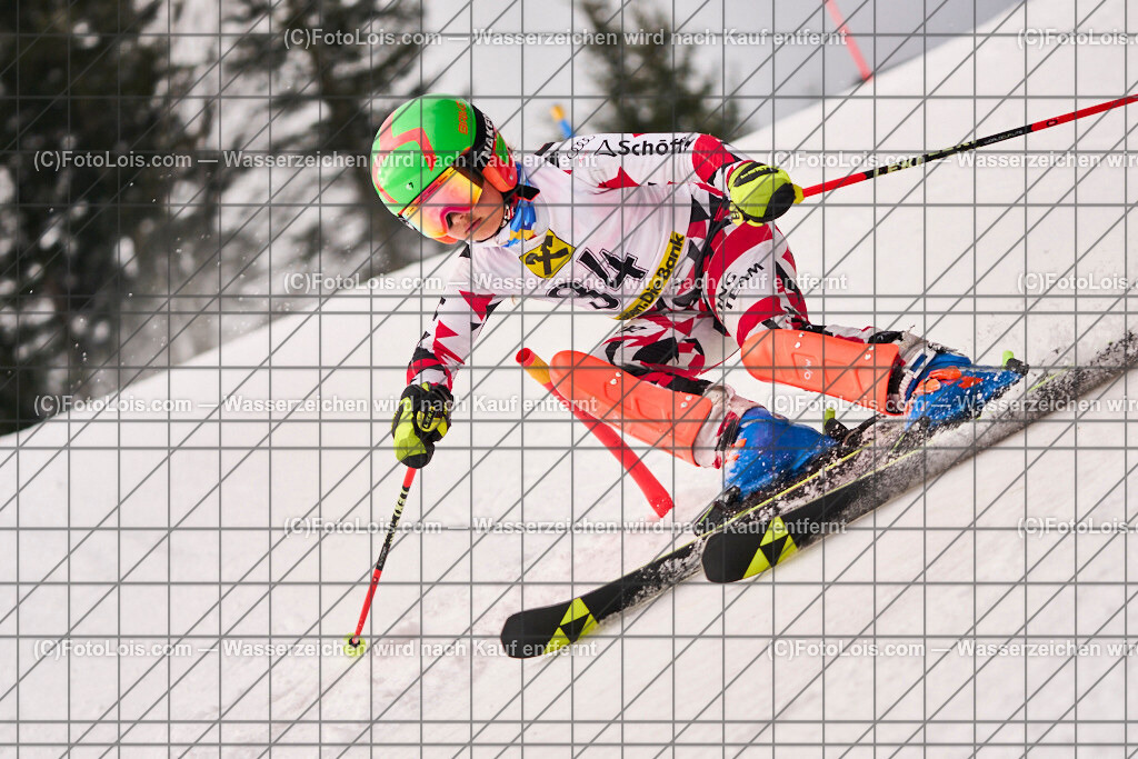 ALP3233_KinderCup-SL_STMK_Strallegg_Auinger Isabella | Raiffeisen KINDERCUP Alpin, SLALOM auf der JogllandStreif in Strallegg am So 23. Februar 2025. Veranstaller: Steirischer Skiverband (5000). Skiunion Strallegg (5197).