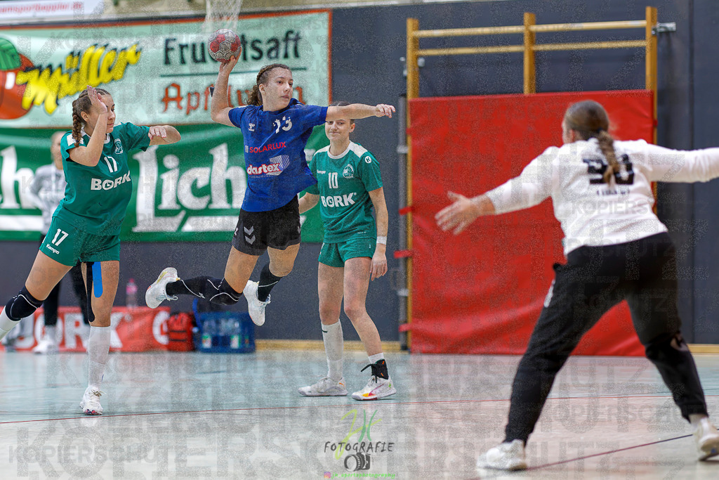 Jugenbundesliga wJB; HSG Kleenheim/Langgöns - SG Kappelwindeck/Steinbach | Jugenbundesliga wJB; HSG Kleenheim/Langgöns - SG Kappelwindeck/Steinbach am 23.11.2025 in Oberkleen (Weidig-Halle)Photo © 2025 - Jörg Heinrich - Realisiert mit Pictrs.com