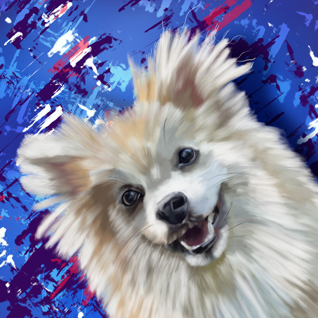 Leo | Illustrationen, digitalpainting, animals, dogs, hunde, art, Kunst, Illustrationsart, Bielefeld, Germany - Realisiert mit Pictrs.com