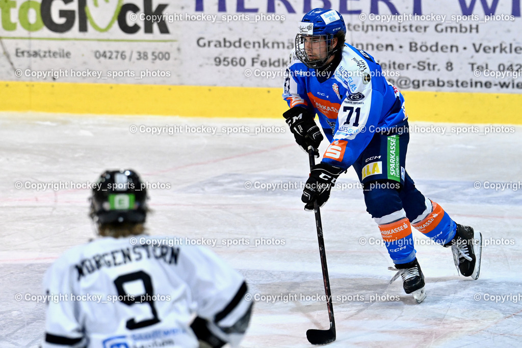 ESC Sparkasse Steindorf vs. LE Kings | #71 Dobnig Elias ESC Steindorf, ESC Sparkasse Steindorf vs. LE Kings, ESC Sparkasse Steindorf vs. LE Kings am 01.11.2025 in Steindorf (Ossiachersee Halle), Austria, (Photo by Bernd Stefan)