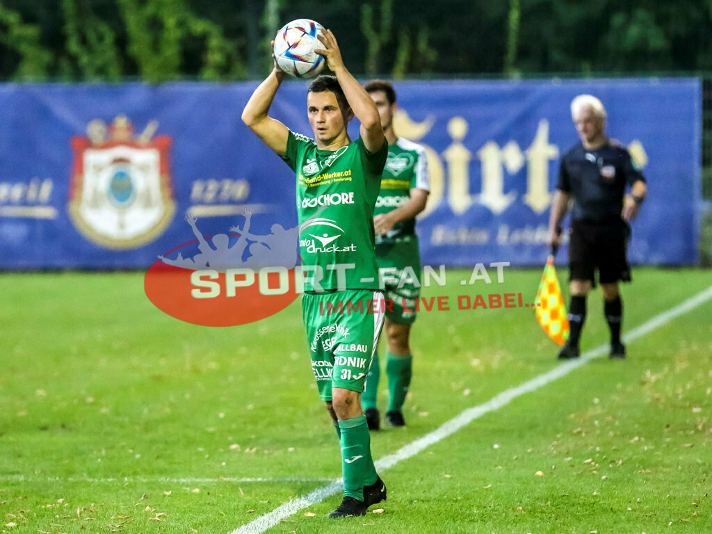 FC KAC - FC Lendorf Kärntner Liga | FC KAC - FC Lendorf am 26.08.2022 in Klagenfurt
(Sportplatz), AUSTRIA, (Photo by Ernst Krawagner sport-fan.at),  - Realisiert mit Pictrs.com